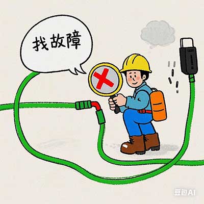 電纜故障定位示意圖